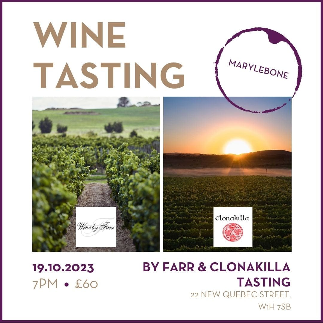 Tasting By Farr & Clonakilla Masterclass